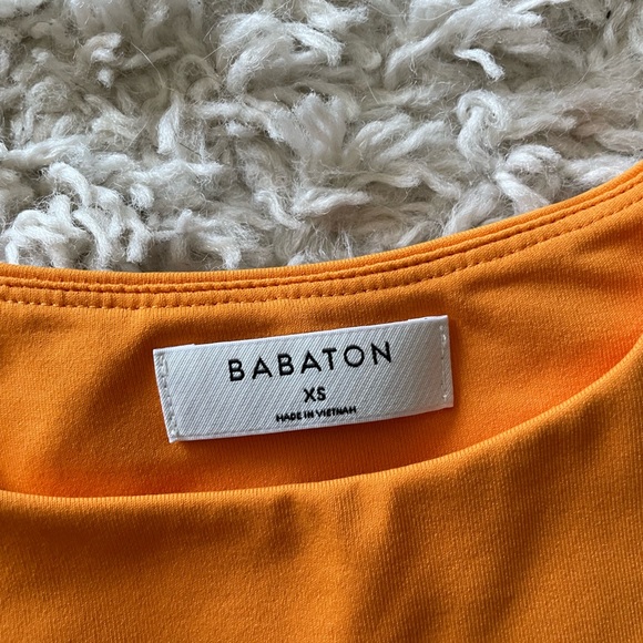 Babaton Aritzia orange thong bodysuit XS - Picture 2 of 3